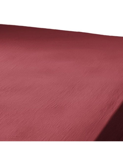 Drap housse 100% Gaze de Coton 74 fils - Kiabi