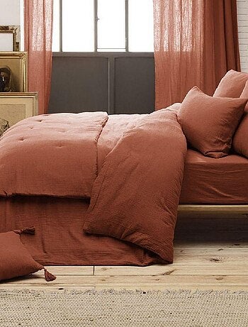 Drap housse 100 % gaze de coton ozen