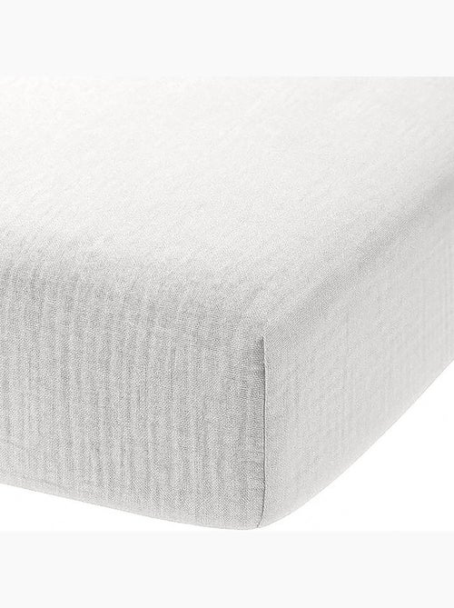 Drap housse 100 % gaze de coton ozen - Kiabi