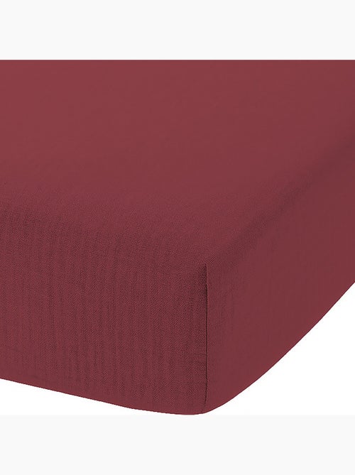 Drap housse 100 % gaze de coton ozen - Kiabi