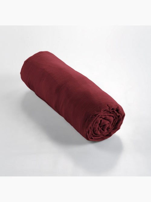 Drap housse 100 % gaze de coton ozen - Kiabi