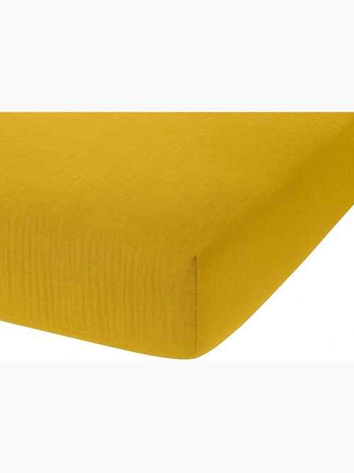 Drap housse 100 % gaze de coton ozen - Kiabi Drap housse 100 % gaze de coton ozen - Kiabi