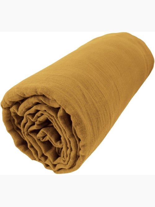 Drap housse 100 % gaze de coton ozen - Kiabi Drap housse 100 % gaze de coton ozen - Kiabi
