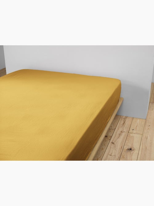 Drap housse 100 % gaze de coton ozen - Kiabi Drap housse 100 % gaze de coton ozen - Kiabi