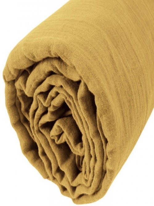Drap housse 100 % gaze de coton ozen - Kiabi Drap housse 100 % gaze de coton ozen - Kiabi