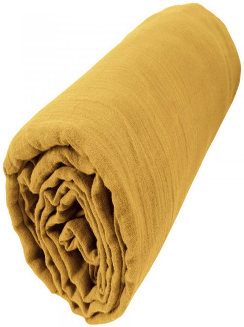 Drap housse 100 % gaze de coton ozen - Kiabi Drap housse 100 % gaze de coton ozen - Kiabi