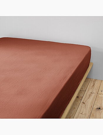 Drap housse 100 % gaze de coton ozen