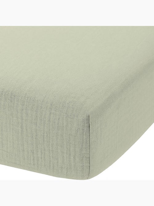 Drap housse 100 % gaze de coton ozen - Kiabi