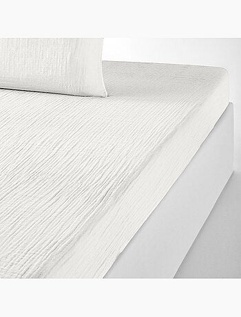 Drap housse 100 % gaze de coton pur