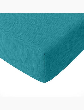 Drap housse 100 % gaze de coton pur
