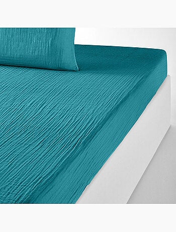 Drap housse 100 % gaze de coton pur
