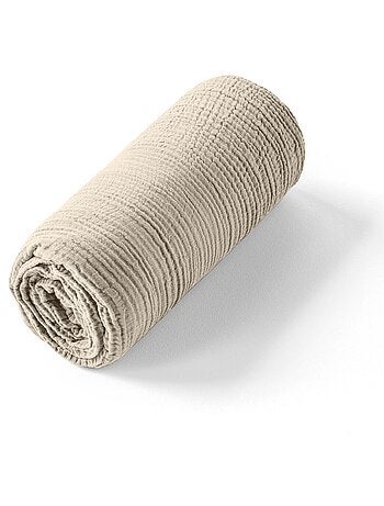 Drap housse 100 % gaze de coton pur