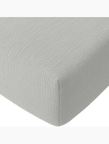 Drap housse 100 % gaze de coton pur