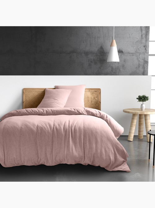 Drap housse 100 % gaze de coton pur - Kiabi