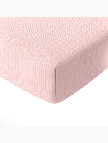 Drap housse 100 % gaze de coton pur