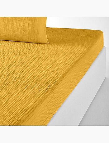 Drap housse 100 % gaze de coton pur