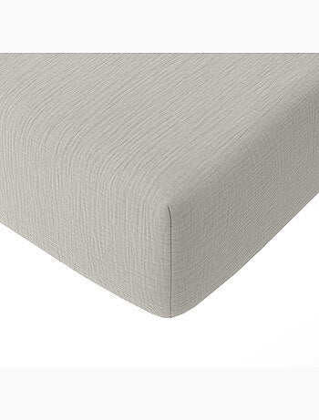 Drap housse 100 % gaze de coton pur