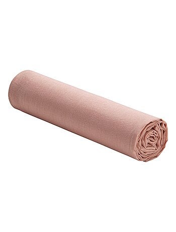 Drap housse 100% Lin Lavé