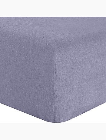 Drap housse 100 % lin signature