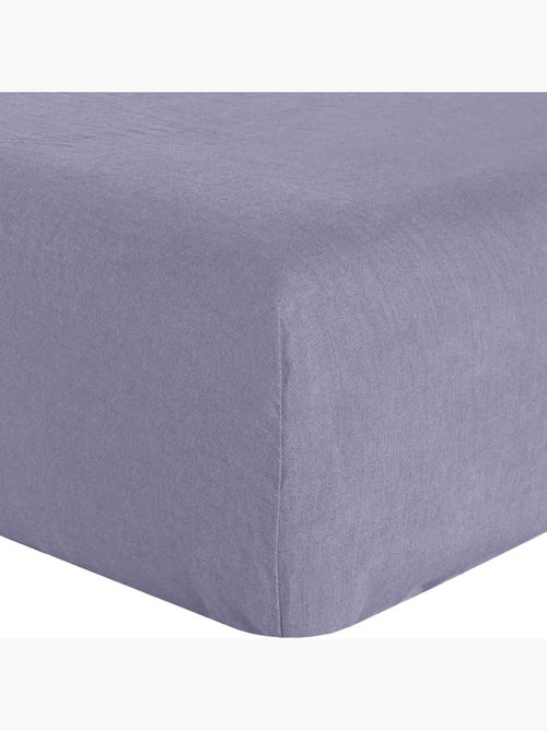 Drap housse 100 % lin signature - Kiabi