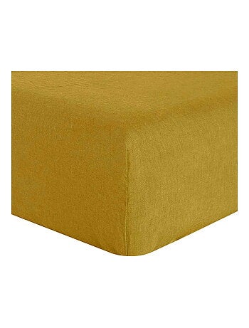 Drap housse 100 % lin signature