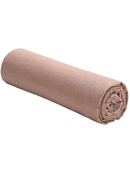 Drap housse 100 % lin signature - Kiabi Drap housse 100 % lin signature - Kiabi