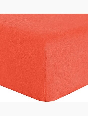 Drap housse 100 % lin signature