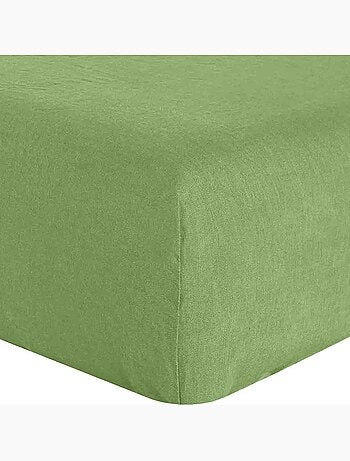 Drap housse 100 % lin signature