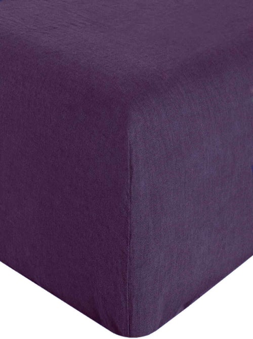Drap housse 100 % lin signature - Kiabi