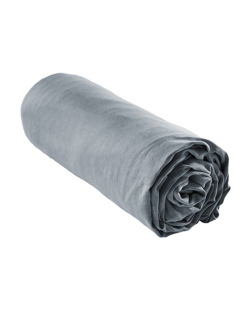 Drap housse 100% Lyocell Tencel lavé - Kiabi