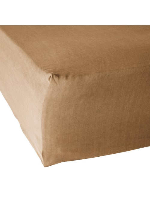 Drap housse 100% Lyocell Tencel lavé - Kiabi
