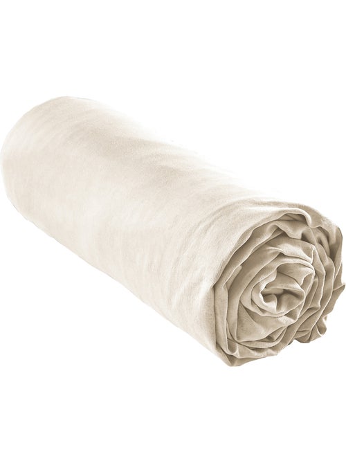 Drap housse 100% Lyocell Tencel lavé - Kiabi