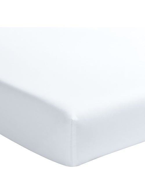 Drap housse 100 % percale de coton elegance - Kiabi