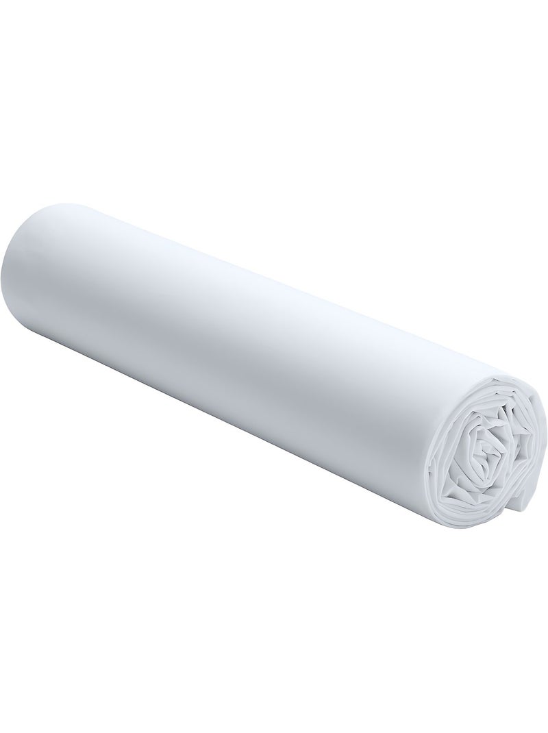 Drap housse 100 % percale de coton elegance Blanc - Kiabi
