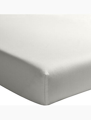 Drap housse 100 % percale de coton elegance