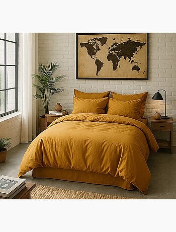 Drap housse 100 % percale de coton elegance