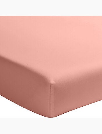 Drap housse 100 % percale de coton elegance