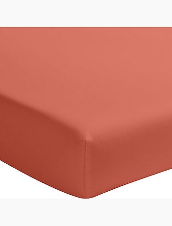 Drap housse 100 % percale de coton elegance