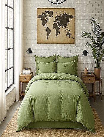 Drap housse 100 % percale de coton elegance