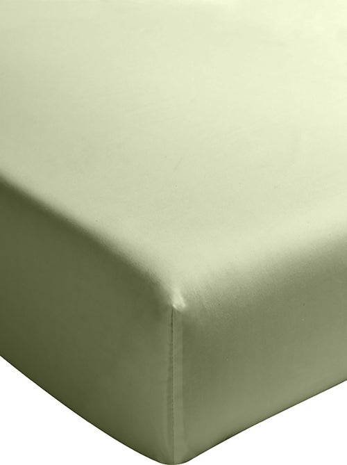 Drap housse 100 % percale de coton elegance - Kiabi
