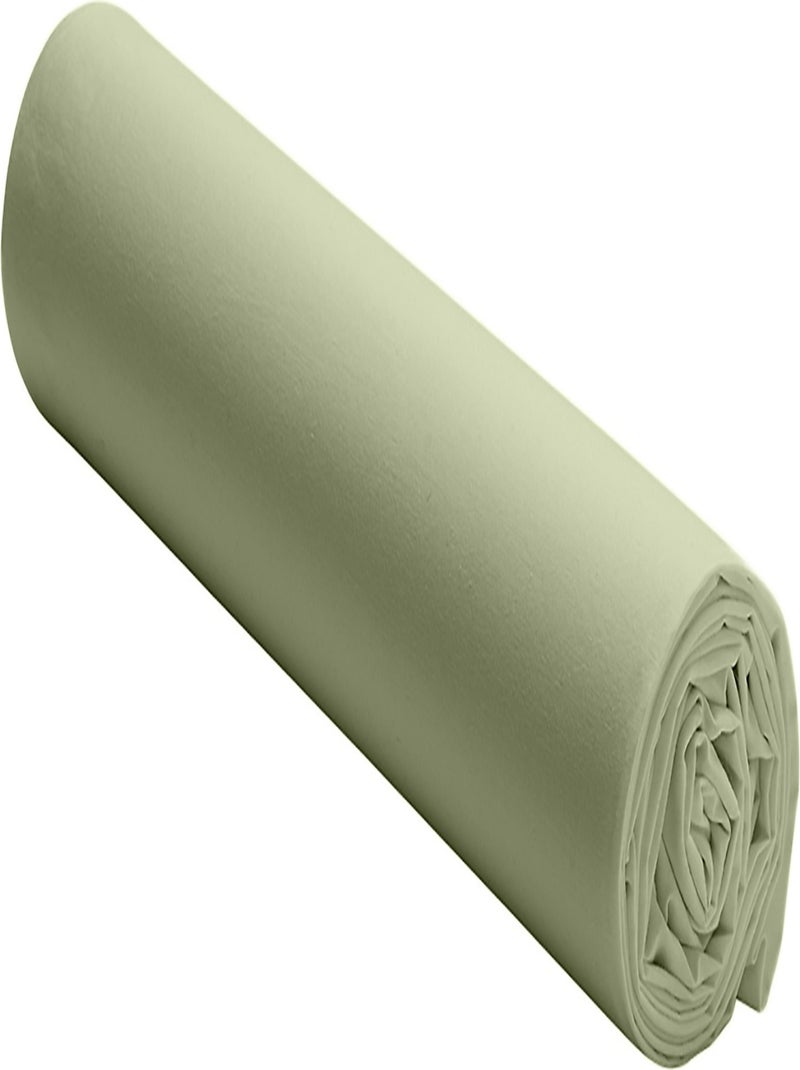 Drap housse 100 % percale de coton elegance Vert - Kiabi