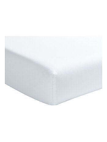 Drap housse 100% Percale de Coton lavé