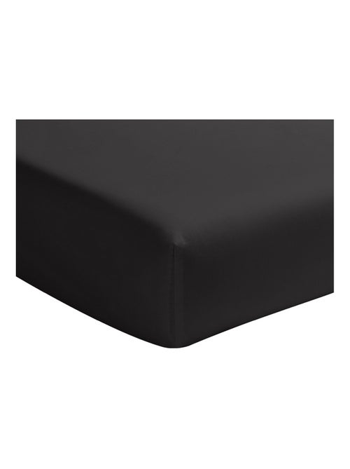 Drap housse 100% Percale de Coton lavé - Kiabi