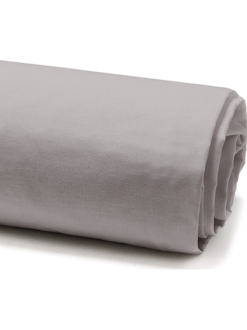 Drap housse 100 % percale de coton mura Beige - Kiabi