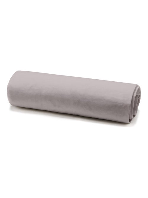 Drap housse 100 % percale de coton mura - Kiabi