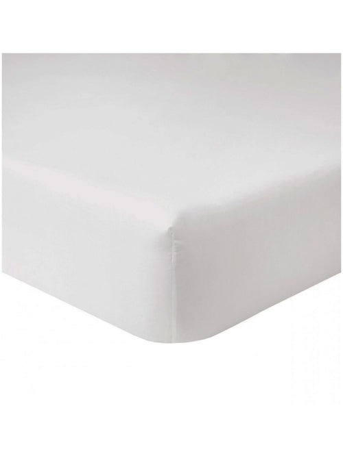 Drap housse 100 % percale de coton mura - Kiabi