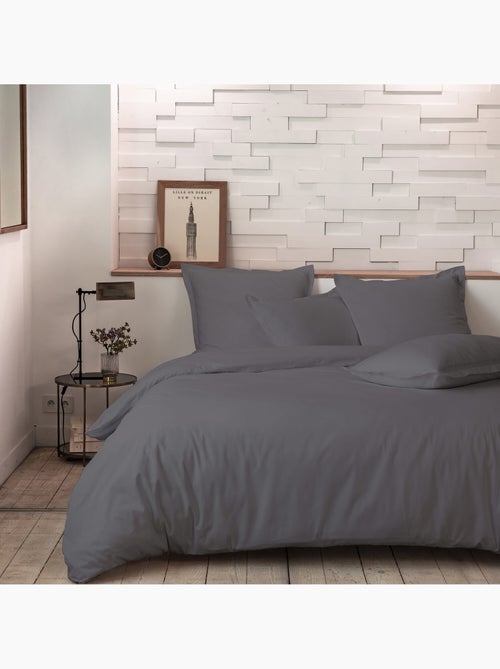 Drap housse 100 % percale de coton mura - Kiabi