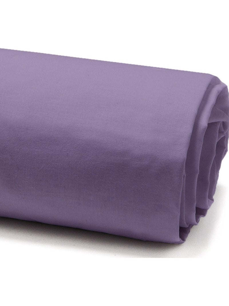 Drap housse 100 % percale de coton mura Gris clair - Kiabi