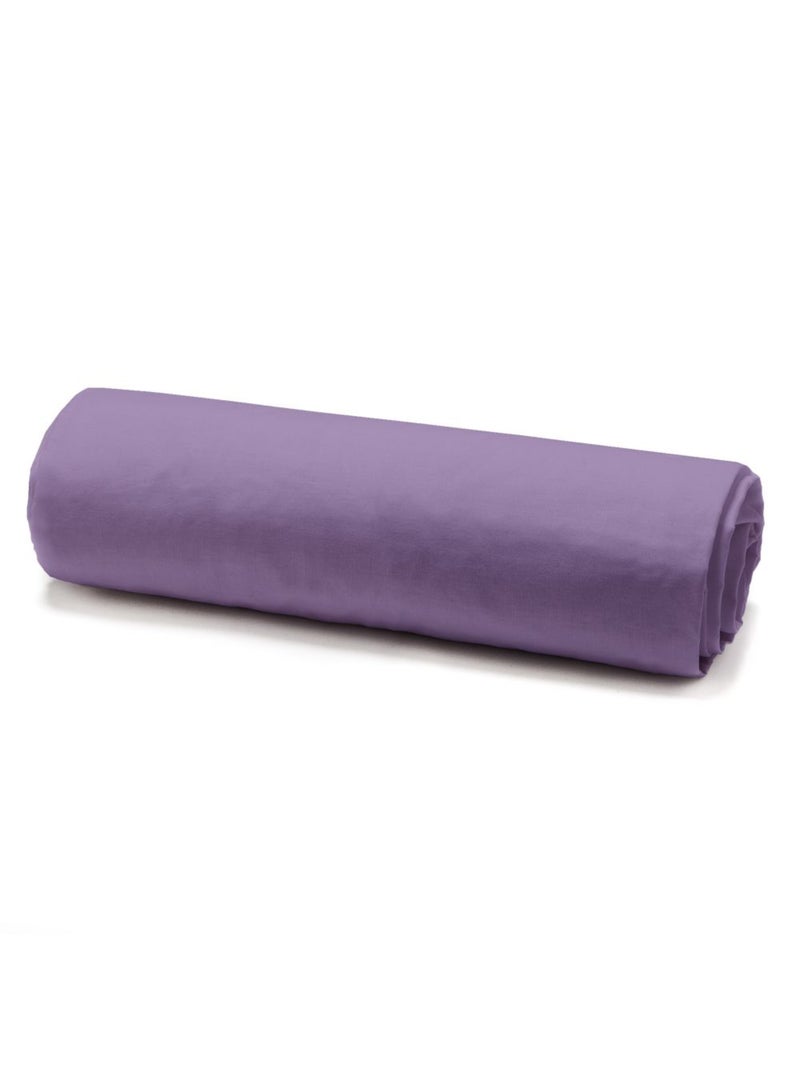 Drap housse 100 % percale de coton mura Gris clair - Kiabi