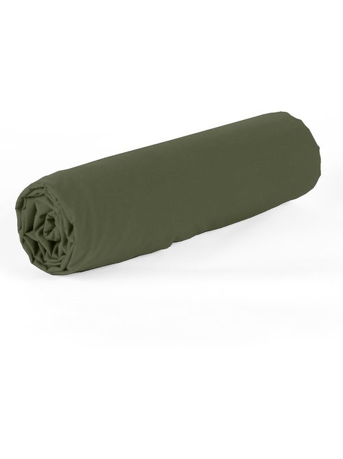 Drap housse 100 % percale de coton mura - Kiabi